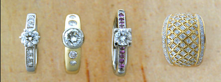 Jewellery Examples - Diamond Rings